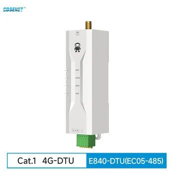 4G Cat1 RS485 Прозрачная передача MQTT Modbus TCP к RTU CDSENT Малогабаритный модем E840-DTU (EC05-485) E с двусторонним разъемом