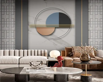 Beibehang papel de parede На заказ, новый светлый роскошный абстрактный геометрический современный минималистичный диван, фоновые обои
