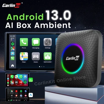 CarlinKit Android 13 Tv Box 8 ядерный автомобильный адаптер CarPlay Android для Android с поддержкой Toyota Youtube Netfilx IPTV Spotify