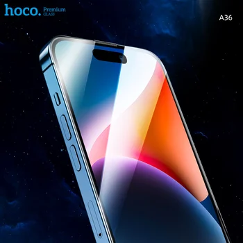 HOCO 2023 для Apple iPhone 15 Plus 15 pro Max HD Пленка из Закаленного Стекла Протектор Экрана 3D Защитный Чехол для iphone15 Glass