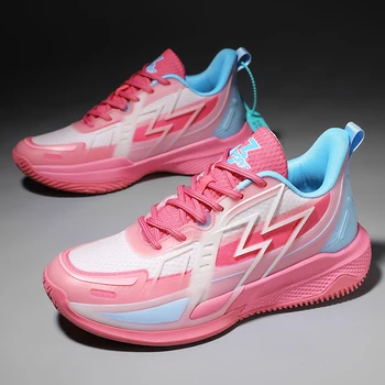 QQ-725 Высококачественные женские баскетбольные кроссовки, нескользящие тренировочные спортивные кроссовки для детей, баскетбольная обувь с низким верхом, мужская обувь для баскетбола