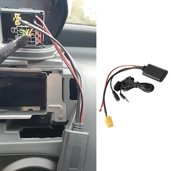 Автомобильное радио 6Pin Mini ISO AUX IN Замена 3,5 ММ аудио Bluetooth 5,0 Кабель микрофона для Fiat Bravo Panda Punto