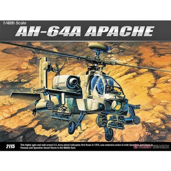Академия 12262 1/48 AH-64A (MISP) Ударный Вертолет Apache Военная Игрушка Для Хобби Пластиковая Модель Здания В Сборе Комплект Подарок