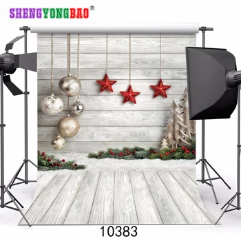 Виниловые фоны для фотосъемки на заказ SHENGYONGBAO, рождественский тематический фон для фотосъемки 10383
