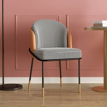 Дизайн спальни, Обеденные стулья, Скандинавские Современные Роскошные Кожаные офисные кресла для отдыха, Кухонная мебель для балкона Silla De Comedor