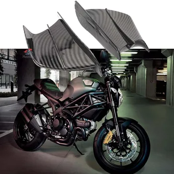 Для Ducati Monster 400 620 695 750 800 848 900 1000 1098 1200 Аксессуары Крылышко передней части Аэродинамический спойлер на крыло 1 Пара