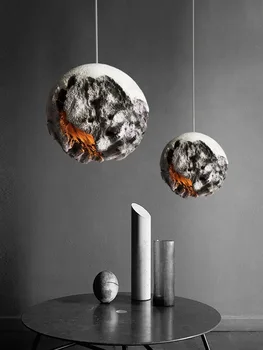 Лунная люстра 2023 года, современная креативная подвесная лампа, прикроватная тумбочка для гостиной, подвесной светильник для украшения дома, люстры, барная стойка, магазин