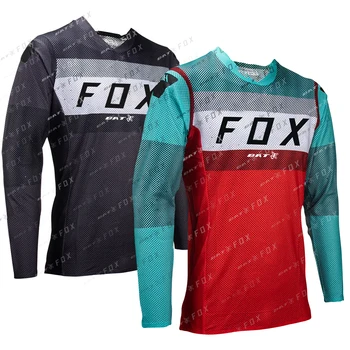 Майки для Мотокросса BAT FOX Рубашки Для Горных Велосипедов Майки Для Скоростного Спуска Offroad DH Enduro MTB Рубашка Мотоциклетная Camiseta Maillot Ciclismo