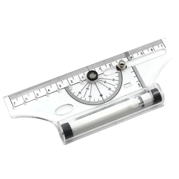 Многофункциональная линейка для рисования, практичный измерительный инструмент, практичный измерительный инструмент для школьного офиса