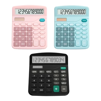 Новый электронный калькулятор с 12 цифрами, Настольные калькуляторы с большим экраном, Домашний офис, Школьные калькуляторы, Инструменты финансового учета