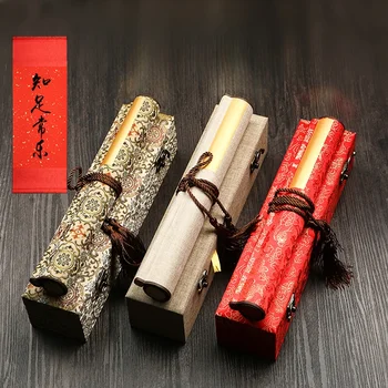 Ось для рисования бумагой Батик Сюань Кисть для каллиграфии Подвесной свиток Китайские свадебные клятвы Запись Новогоднего благословения Свиток из рисовой бумаги