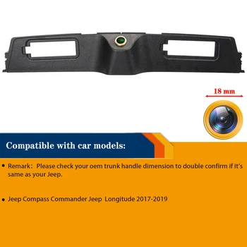 Парковочная камера ночного видения HD 720P для Jeep Compass Commander/Jeep Longitude 2017 2018, резервная камера на ручке задней двери