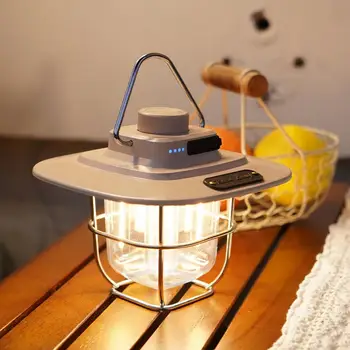 Походная лампа, практичный Водонепроницаемый металлический прожектор, ретро светильник для сарая на открытом воздухе