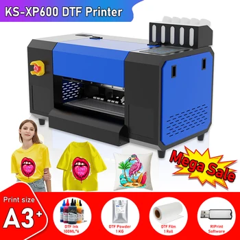 Принтер A3 DTF с печатающей головкой imprimante dtf A3 xp600 непосредственно для нанесения пленки dtf на готовую к печати теплопередающую пленку Машина для печати футболок A3