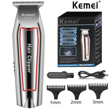 Профессиональная машинка для стрижки волос Kemei, Электрическая Машинка для стрижки бороды для мужчин, машинка для стрижки волос, Набор для ухода за волосами KM-032