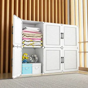 Складные шкафы для одежды большого размера, шкафчик для хранения игрушек, Пылезащитный бытовой складной шкаф для одежды, мебель для спальни