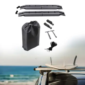 Универсальные мягкие накладки для багажника на крыше для каяка, доски для серфинга, SUP Professional Максимальный вес 75 кг Удобная установка Складная