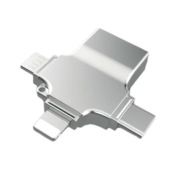 Устройство для чтения SD-карт -адаптер для карт 4 в 1 USB 3.0 -устройство для чтения карт с Sd на USB, USB для интерфейса OTG Adaptador