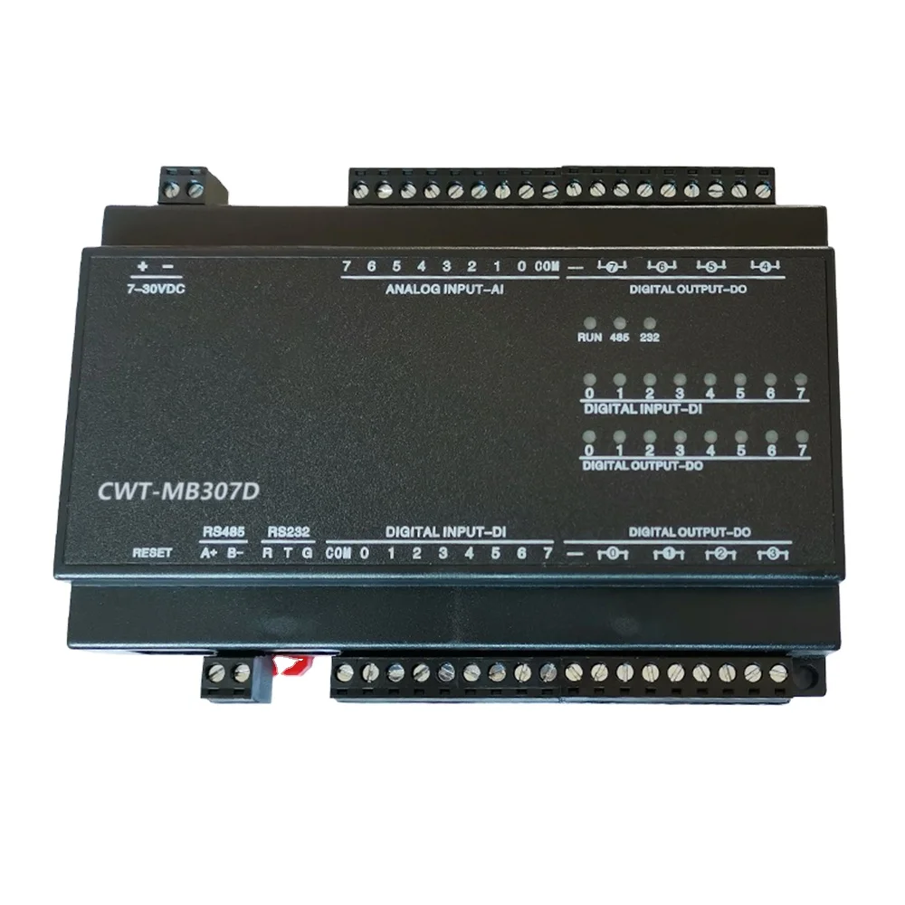 CWT-MB307D 8AI + 8DI + 8DO RS485 RS232 Модуль сбора данных Ethernet Modbus Rtu Tcp Io