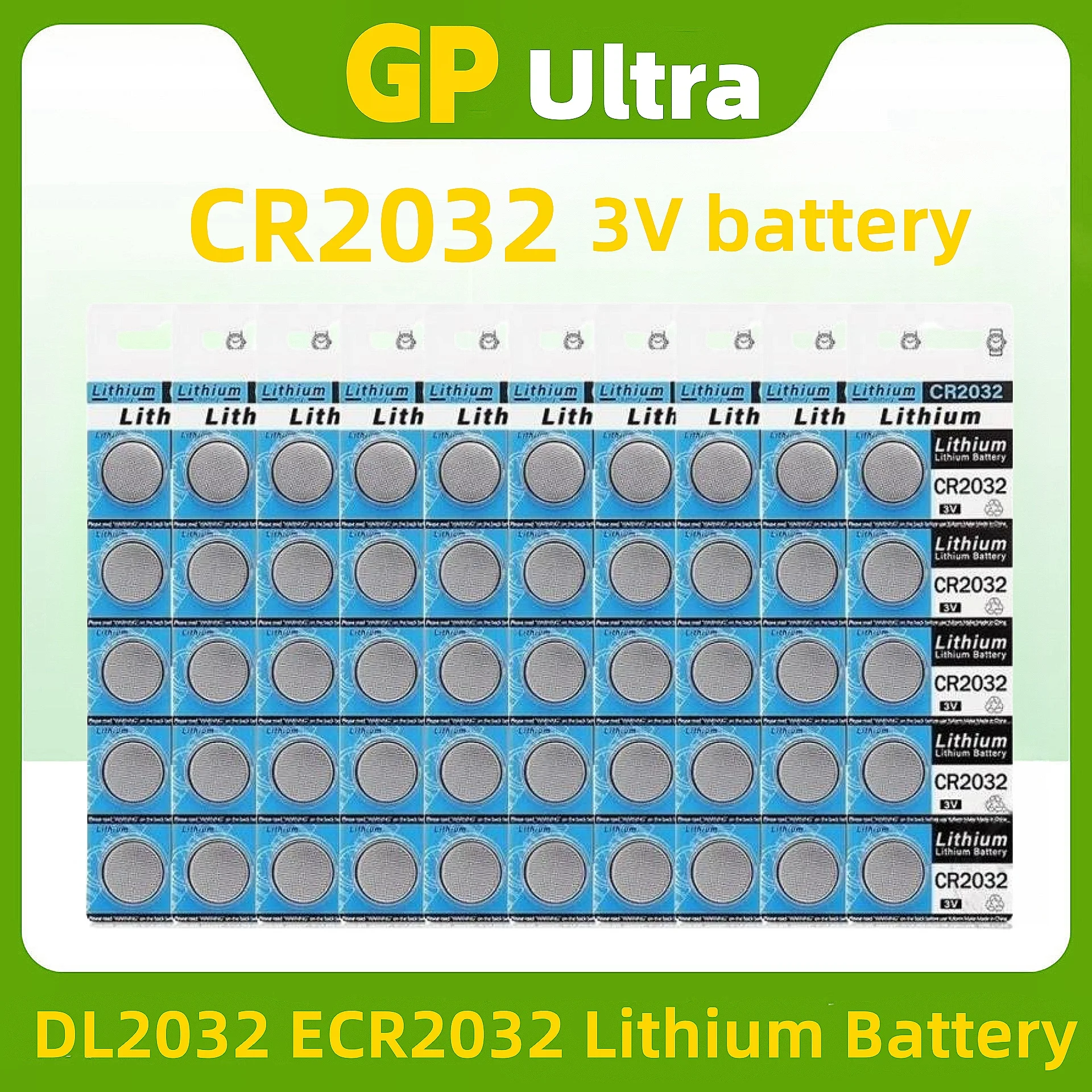 Батарея CR2032 CR 2032 3V Литиевая Кнопочная Ячейка Монета DL2032 ECR2032 BR2032 2032 Аккумулятор Длительного Действия для Часов Дистанционная Игрушка