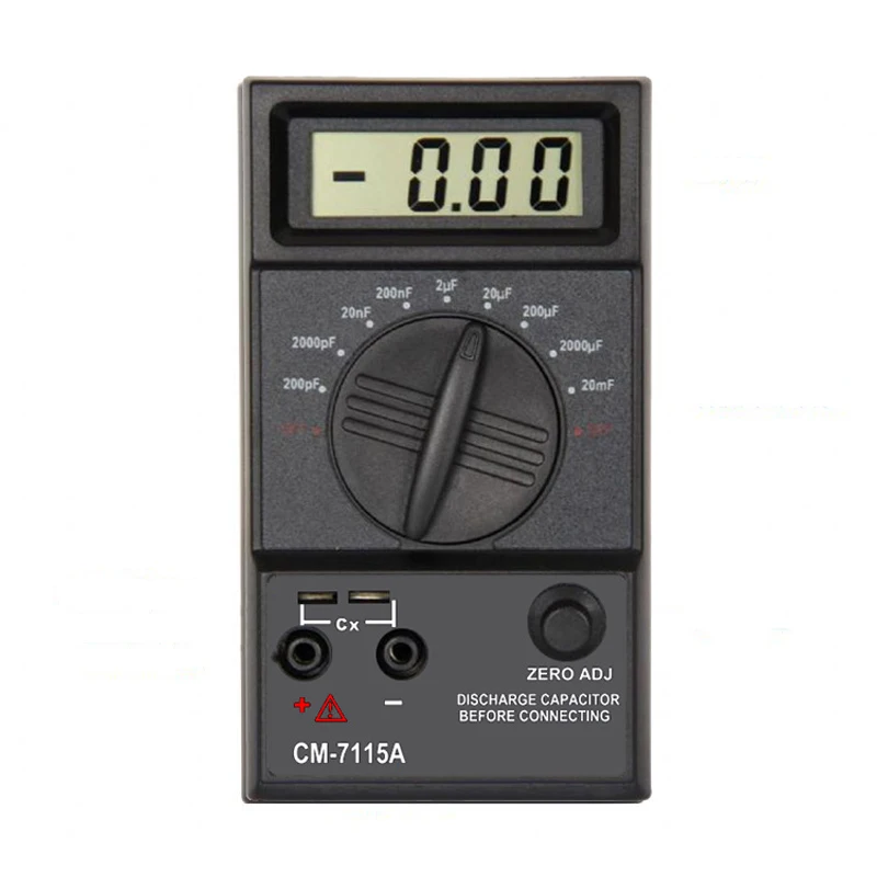 Измеритель емкости CM7115A, цифровой мультиметр, ЖК-дисплей, измерительный инструмент, встроенная система АЦП с двойным наклоном