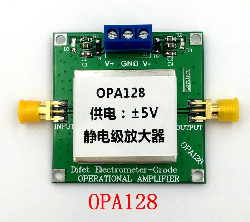 Операционный усилитель уровня электрометра OPA128 С низким смещением, с низким смещением, с коэффициентом усиления 110 дБ, с высокой защитой полосы пропускания