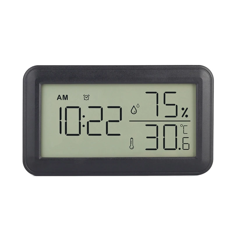 Термометр-гигрометр для помещений с будильником, ЖК-цифровой термометр, для комнаты, гостиной, винного погреба